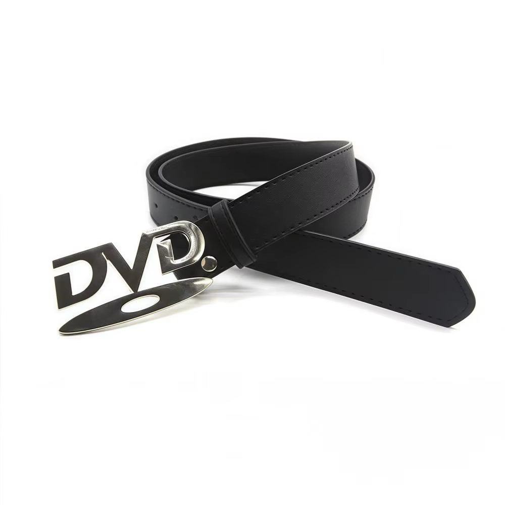 Ceinture unisexe à boucle au design nostalgique, polyvalente et tendance, pour femme, décontractée,