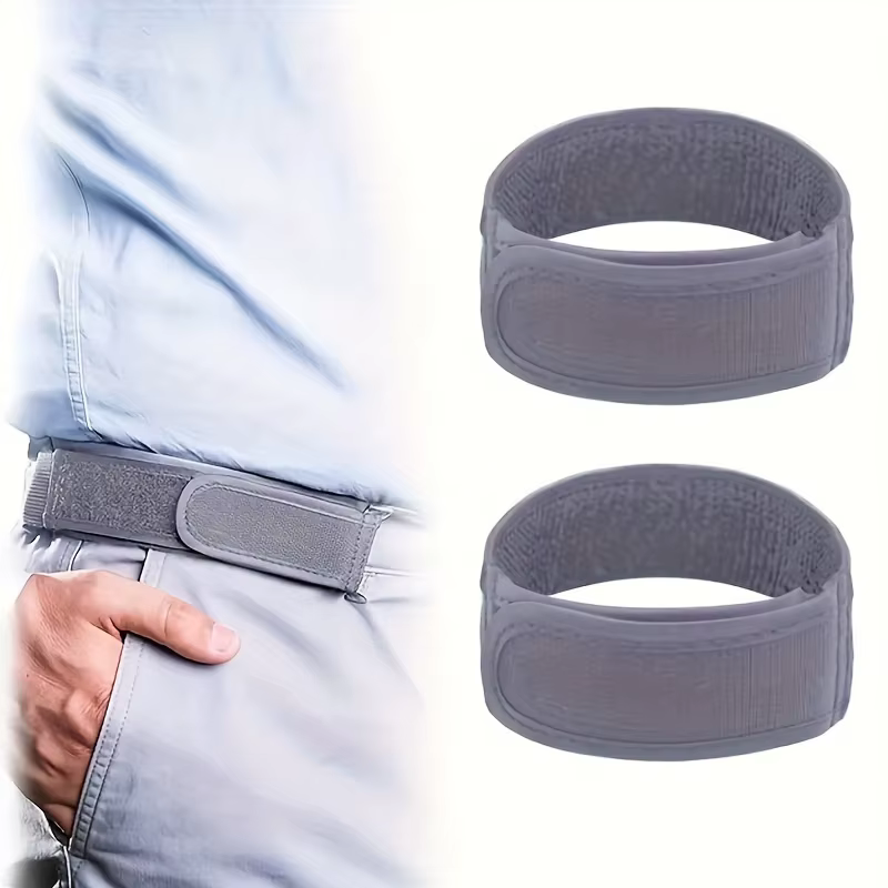 Ceinture élastique unisexe sans boucle, avec ceinture élastique invisible réglable, pour un usage dé