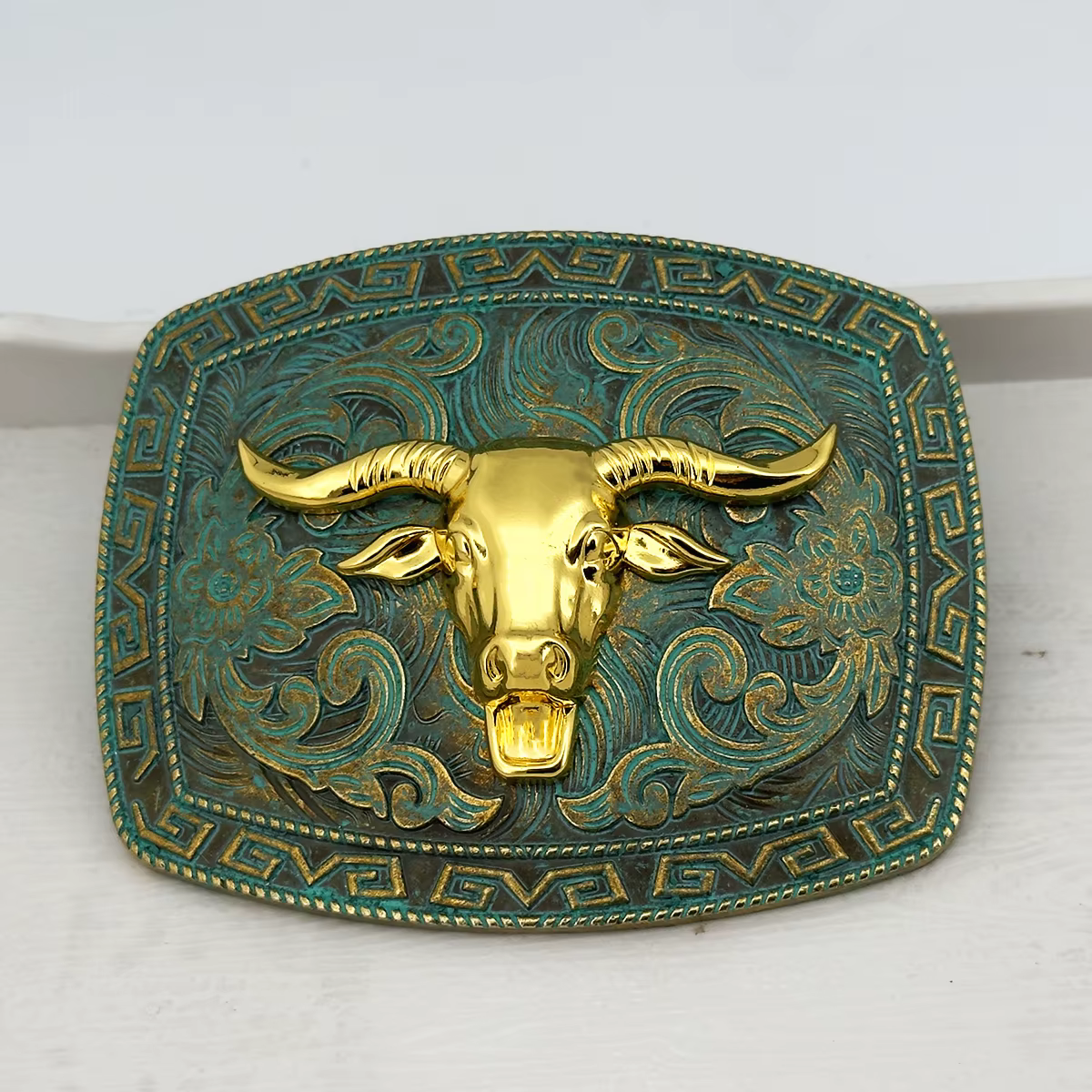 Ceinture de cowboy western avec boucle automatique, nouvelle ceinture large tendance, ceinture de ta