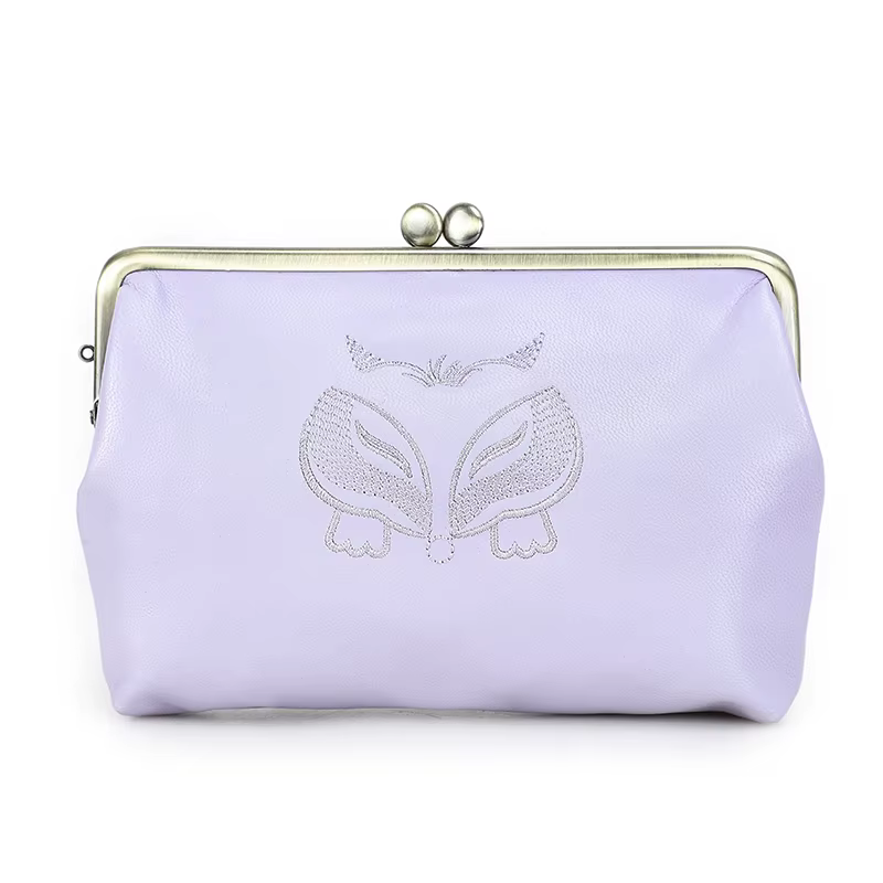 Portefeuille à main en cuir véritable CONTACT'S, design Cool Fox, pour femmes, coloré, de luxe, déco