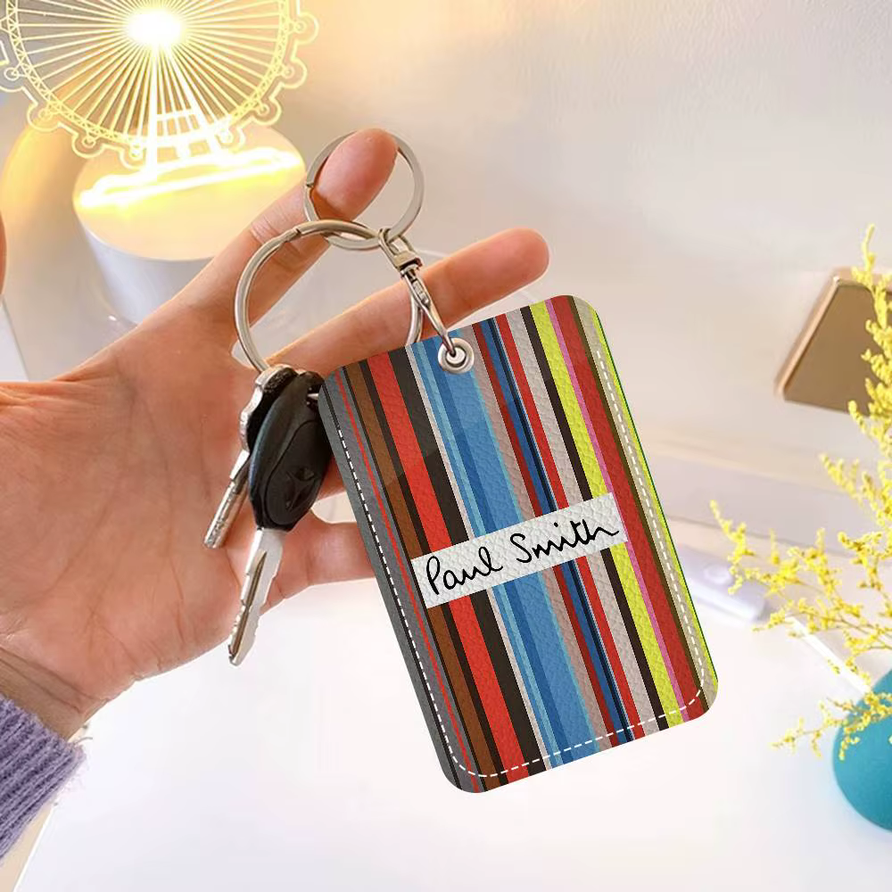 Porte-clés tendance Paul SmithES – Porte-cartes, porte-clés bancaire, porte-cartes d'identité, porte