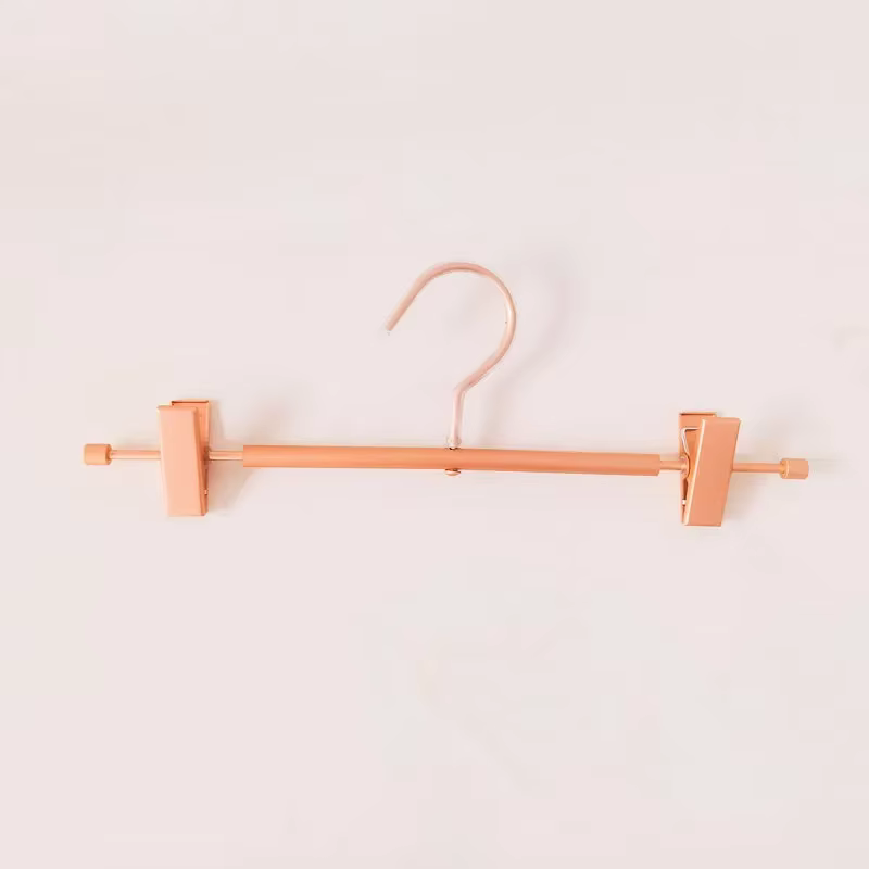 10PC cintres Clips en métal pantalons support cintres gain de place cintre organisateur placard pant