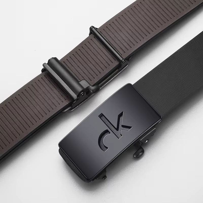 Ceinture d'affaires rétro Simple en alliage pour hommes, boucle automatique, avec short, accessoires