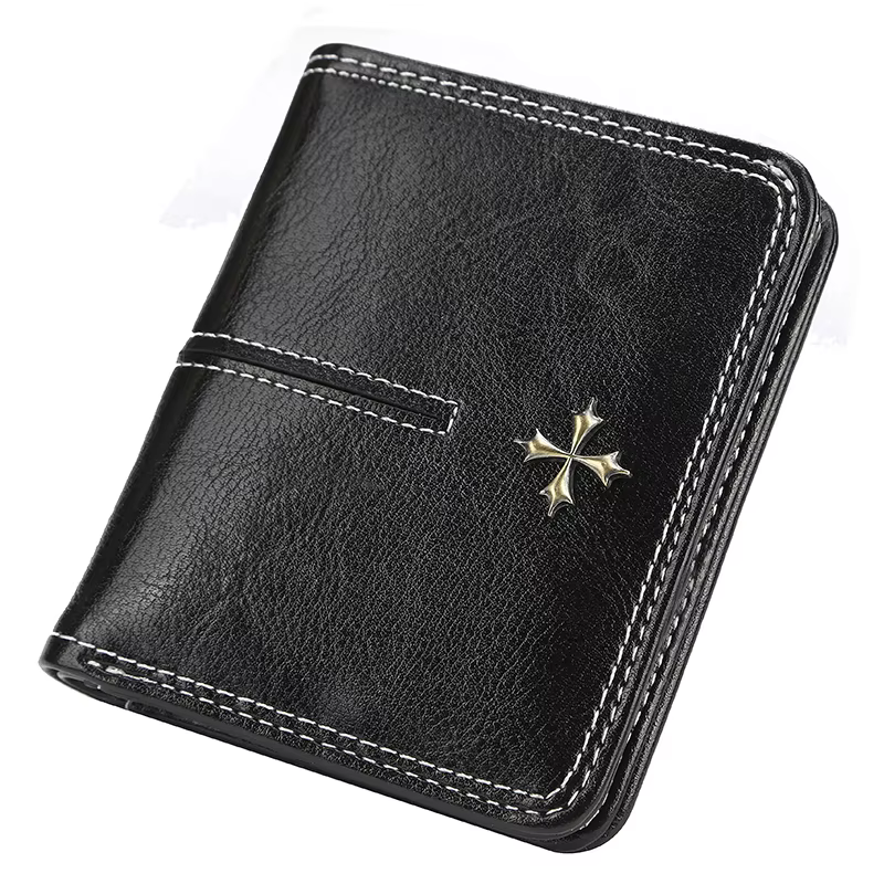Mini portefeuilles en cuir PU pour femmes, porte-cartes mince, sac à main femme de qualité, fermetur