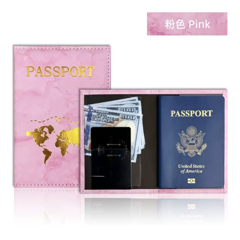 Nouveau porte-passeport en PU, couvertures de passeport, couverture de protection pour passeport de 