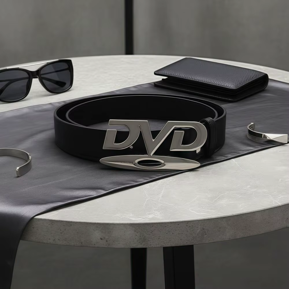 Ceinture unisexe à boucle au design nostalgique, polyvalente et tendance, pour femme, décontractée,