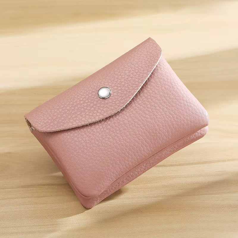 Petit porte-monnaie pour hommes et femmes, pochette pour écouteurs, porte-monnaie court en cuir, por
