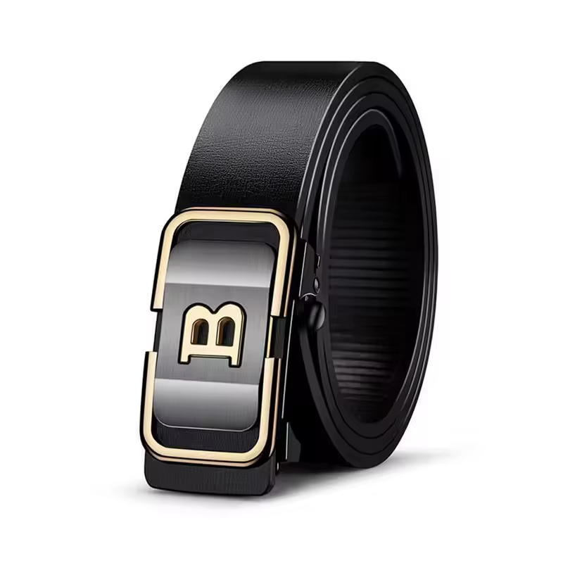 Ceinture pour hommes d'affaires de mode véritable marque de luxe ceinture boucle en métal ceinture e