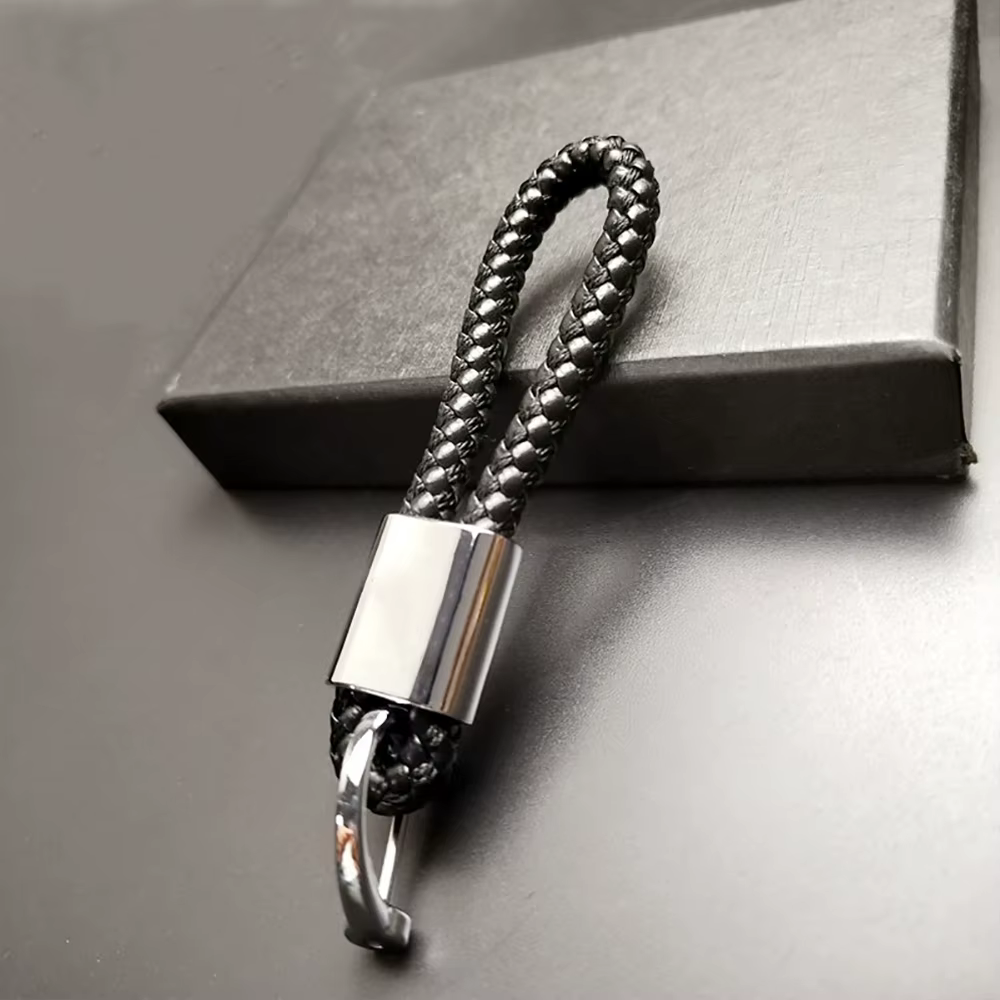 Porte-clés en métal tissé à la main, 1 pièce, meilleurs cadeaux, logo de voiture, pour Mercedes Benz