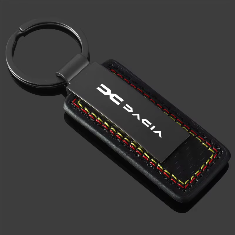 Alliage cuir mode cadeau voiture porte-clés porte-clés pour Dacia Logan Sandero Duster Lodgy printem