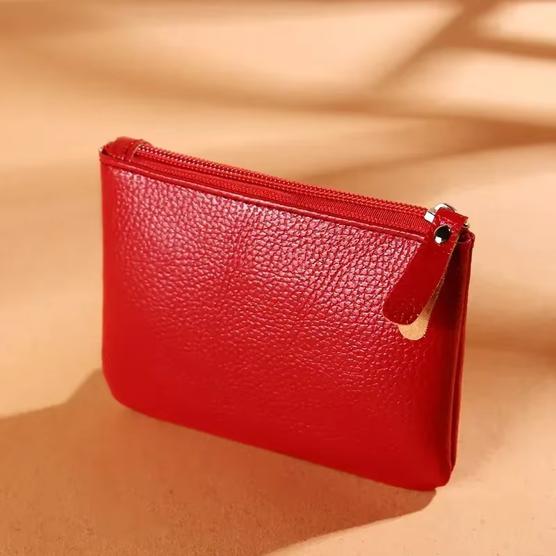 Nouveau Mini portefeuille de luxe marque concepteur femmes porte-monnaie rouge noir femme en cuir PU