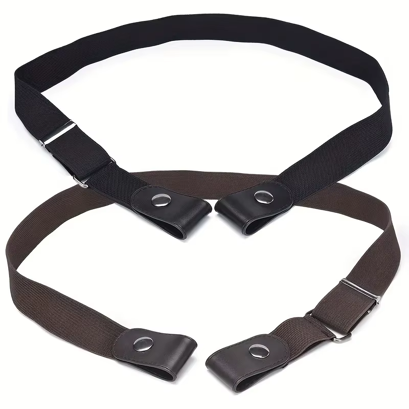 Ceinture sans boucle pour pantalons en Jean, robes, ceinture de taille élastique extensible sans bou