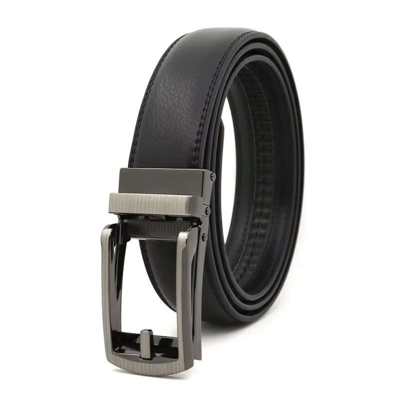 3.0 cm 3.1 cm hommes ceinture en cuir ceinture en alliage de métal boucle automatique marque de luxe