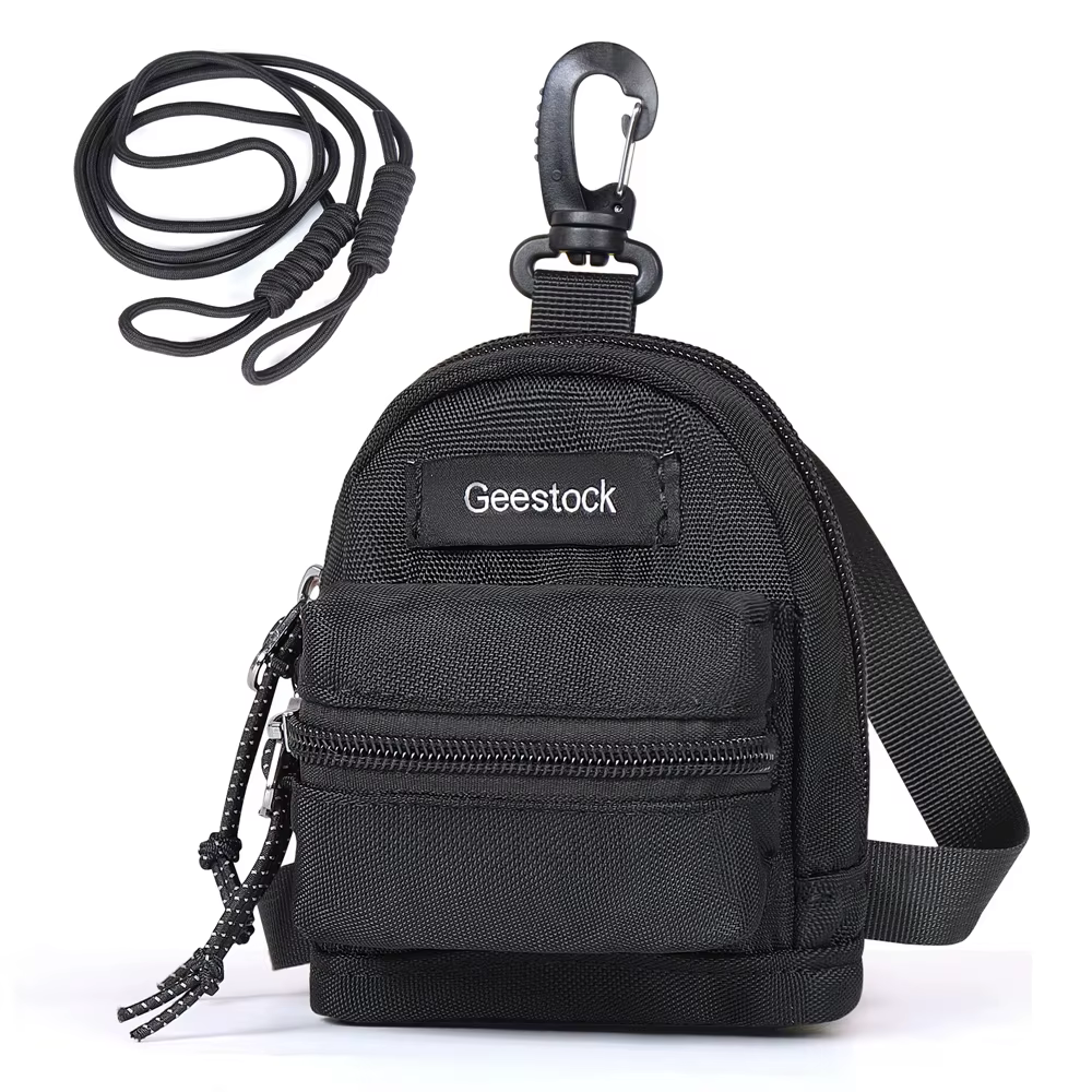 Geestock élégant Mini porte-monnaie femmes hommes voyage argent/porte-carte organisateur métal ferme