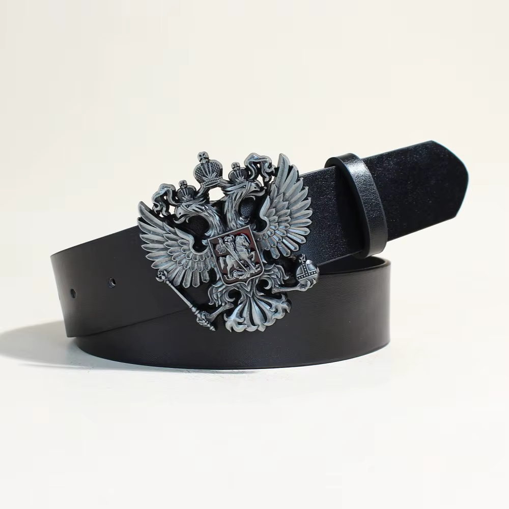 Ceinture en cuir PU de Style Punk noir avec goujons en métal, accessoire de mode gothique unisexe
