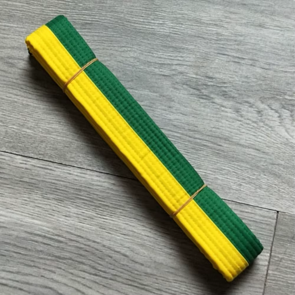 Ceinture de Taekwondo en coton, uniforme, ceintures de classement de couleur noir/rouge/vert/jaune c