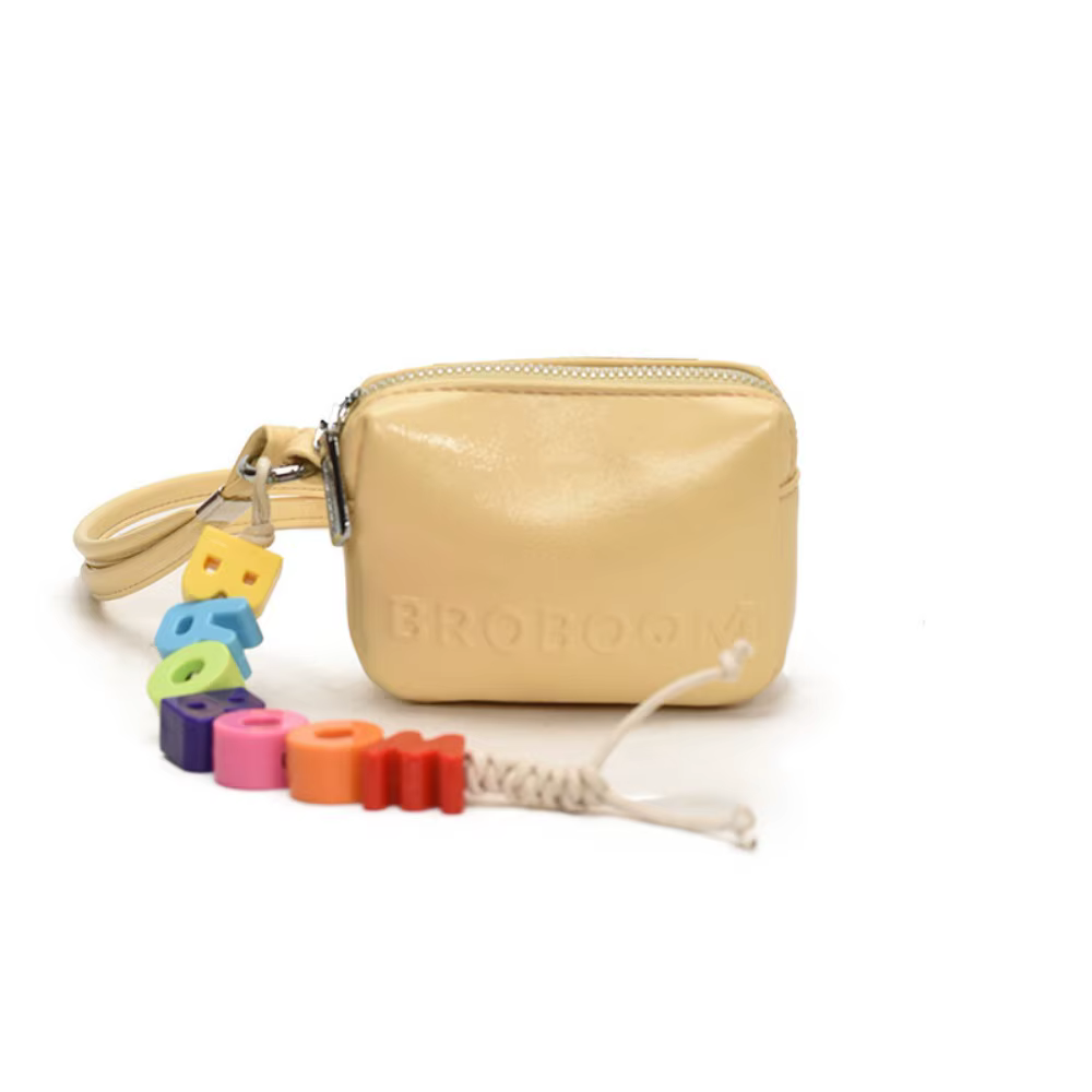 Portefeuille carré multifonctionnel en cuir PU, simple, avec cordon de serrage, porte-monnaie, sac à