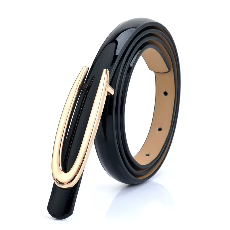 Ceinture en cuir véritable pour femme, ceinture élégante, créateur de mode, correspondance avec des 