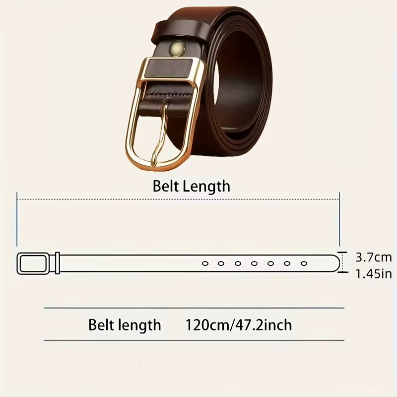 Ceinture décontractée à la mode pour hommes, Style Coboy, boucle ardillon, jean rétro, ceinture d'af