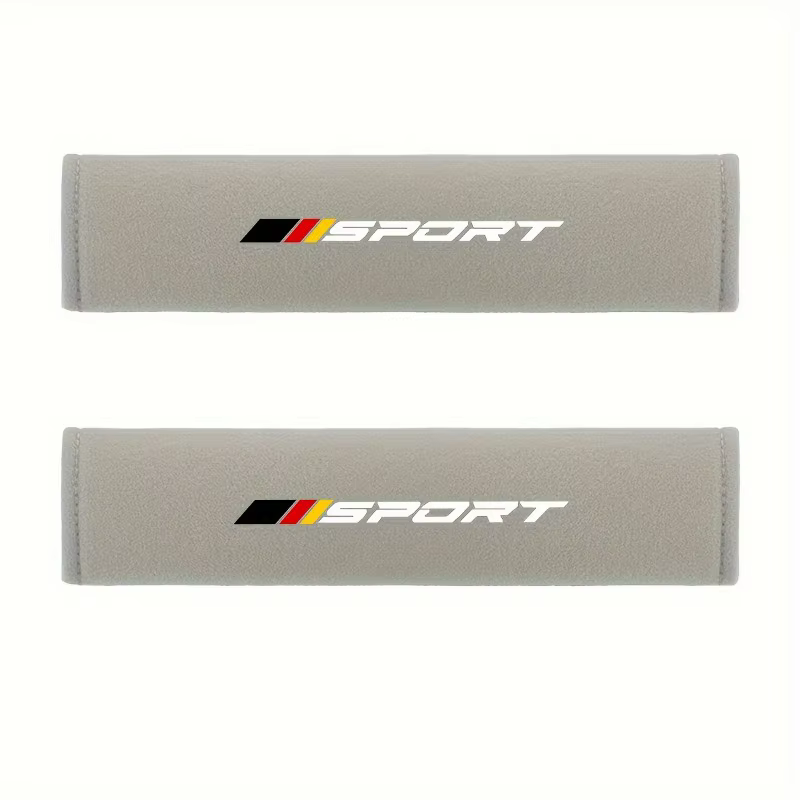 Coussins de ceinture de sécurité de voiture doux et confortables, 2 pièces, coussins de ceinture de 