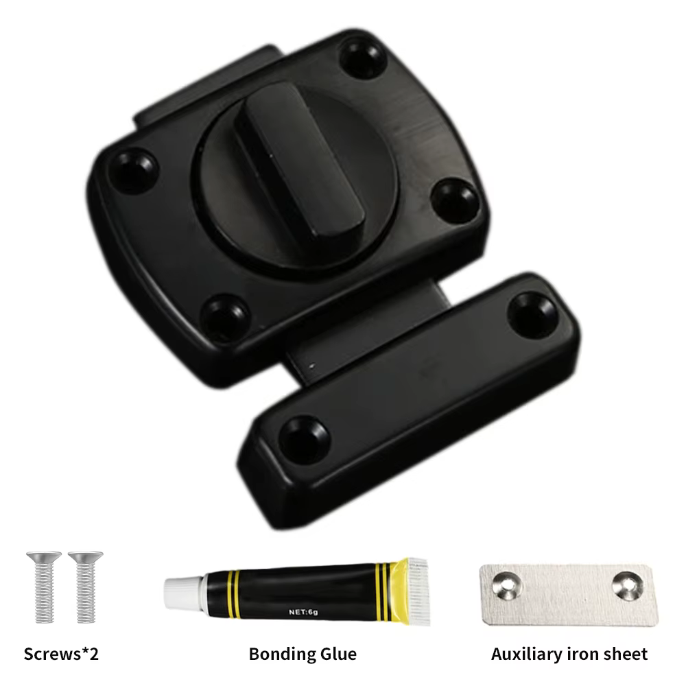 Serrures de porte optiques antivol pour chambre à coucher, loquet en bois, boulons de porte, quincai