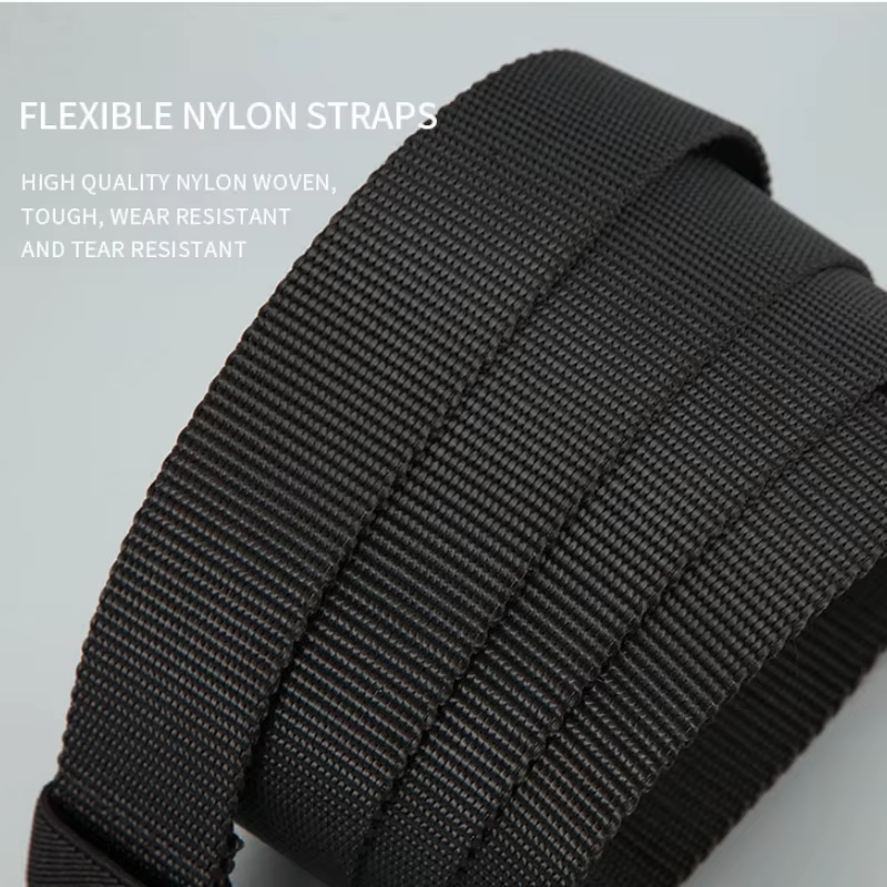 Ceinture tactique de chasse en plein air pour hommes, boucle multifonctionnelle en Nylon, ceinture e