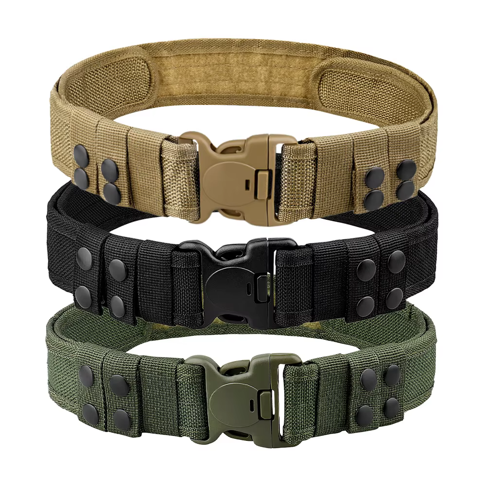 Ceinture tactique de Camouflage en plein air pour hommes, ceinture en tissu Oxford, ceinture d'alpin