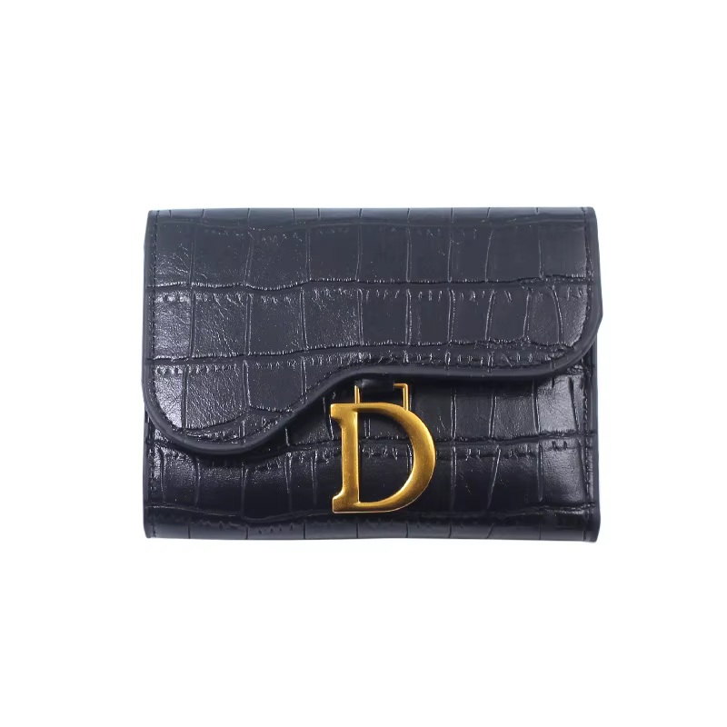 Nouveau portefeuille pour femmes, compact et élégant, motif crocodile, grande capacité, plusieurs em
