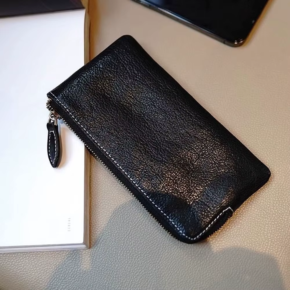 Portefeuille portable pour femme, nouveau modèle 2026, portefeuille long fin une pièce pour homme, s