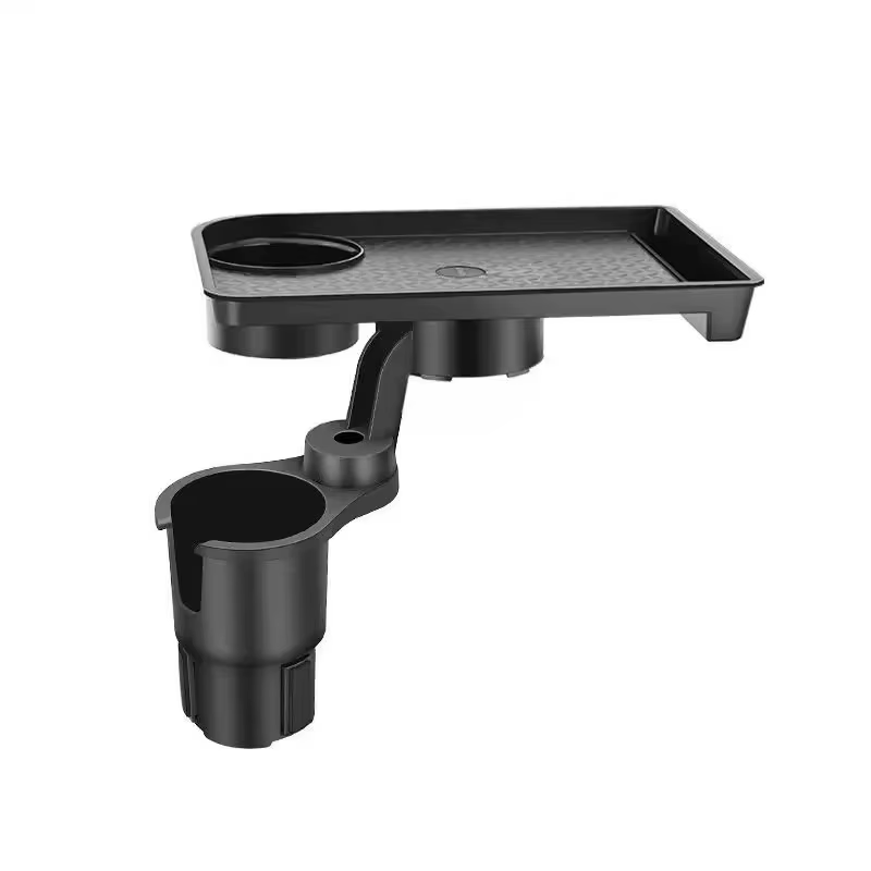 Plateau porte-gobelets pour voiture avec double porte-gobelets, plateau de repas pour voiture, plate