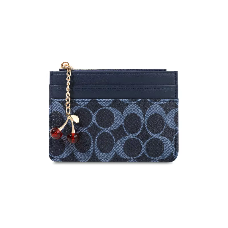 Portefeuilles de luxe pour femmes, porte-cartes multifonction en cuir PU, petit sac à cartes, porte-