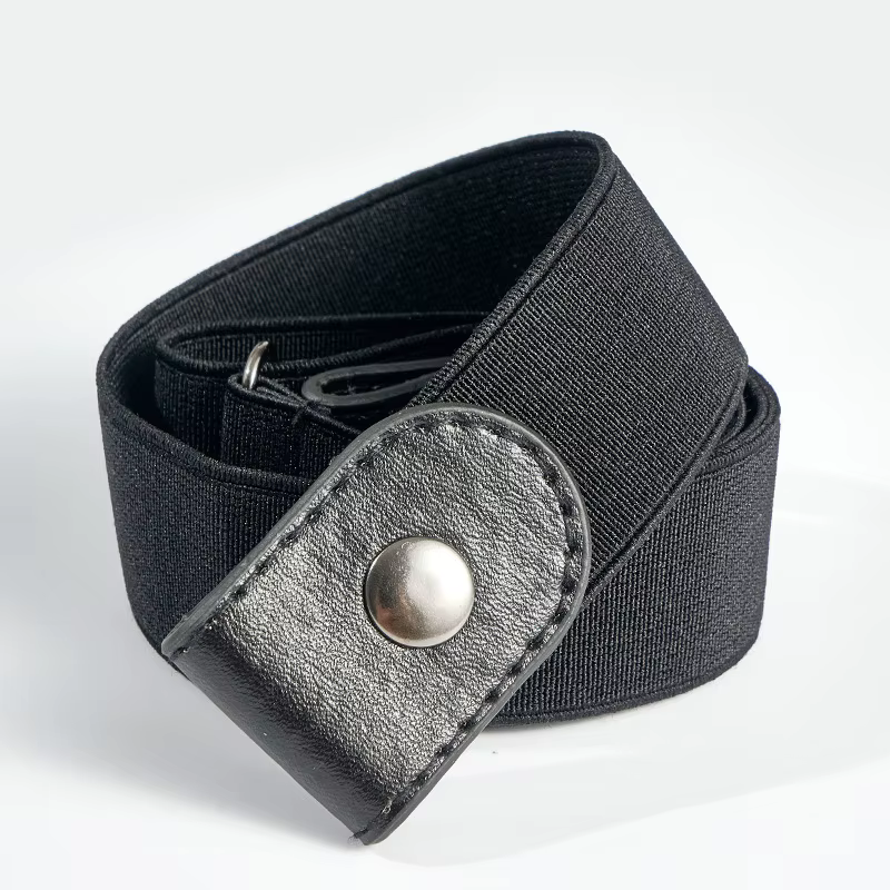 Ceinture élastique sans boucle pour femmes et hommes, ceinture extensible unisexe pour pantalons et