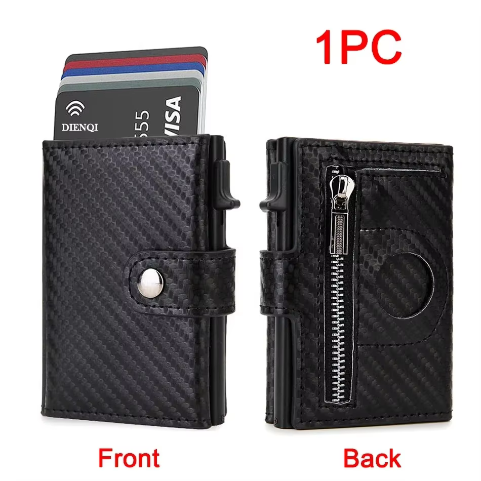 Anti-vol porte-carte de crédit Airatg hommes portefeuille porte-carte bancaire étui Rfid portefeuill