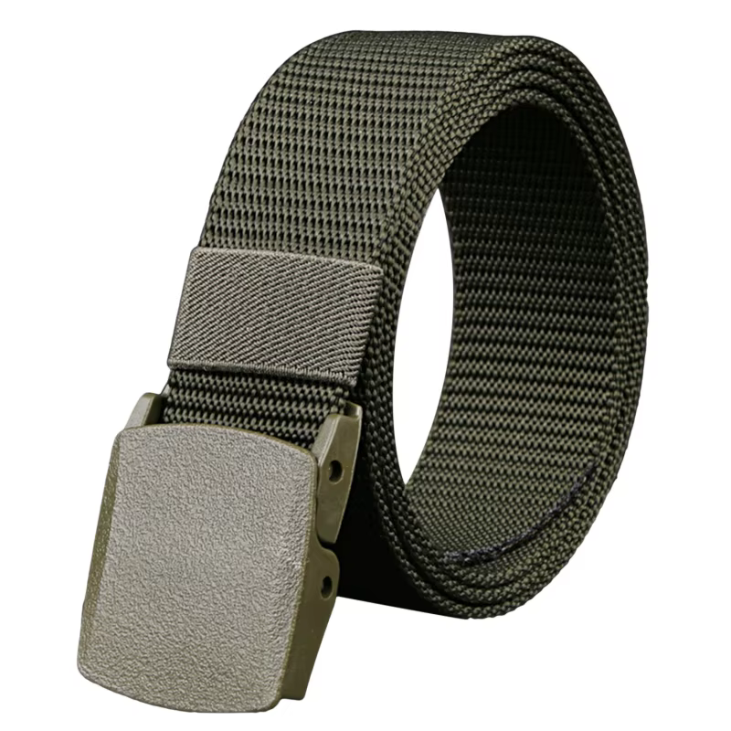 Ceinture en nylon souple pour hommes, ceinture de jeans, réglable en environnement, ceinture de voya