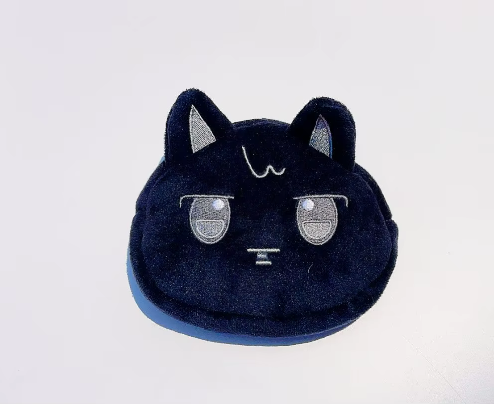 Porte-monnaie de dessin animé neutre voyage décontracté quotidien léger en peluche sac de rangement 