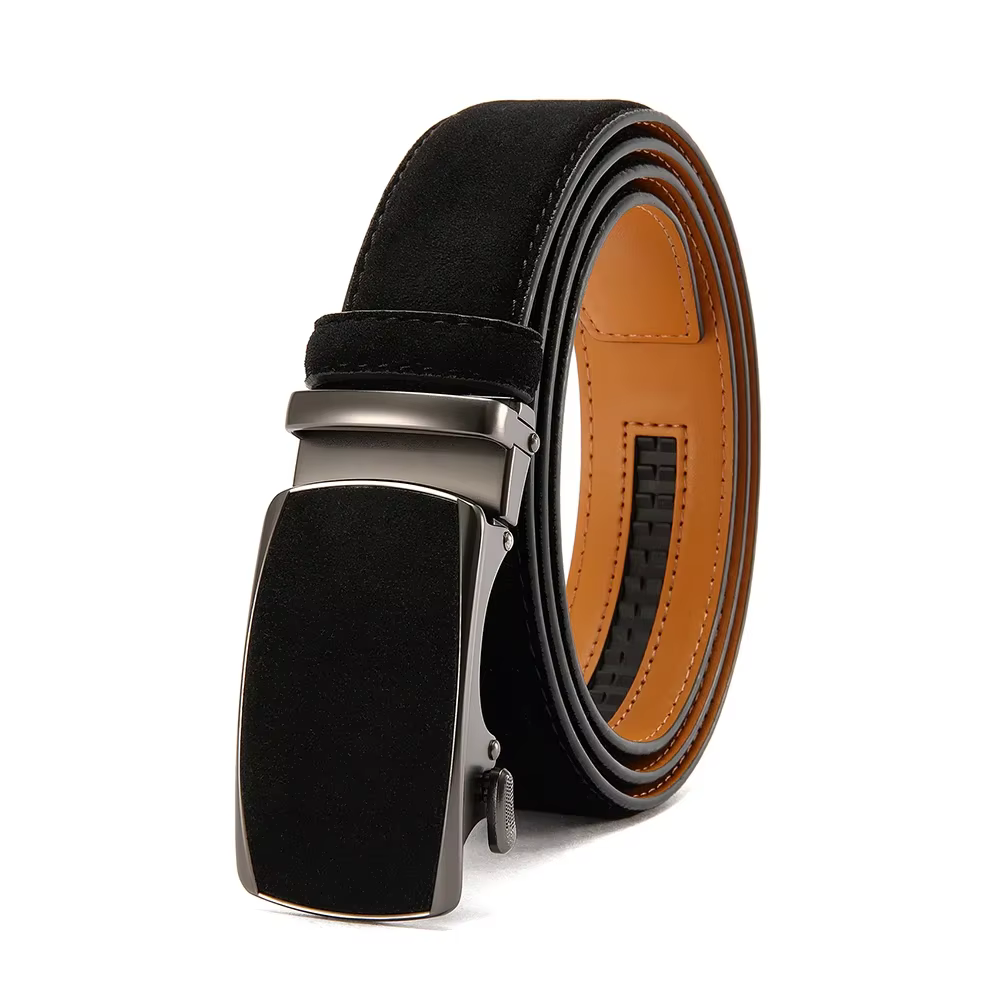 Ceinture de mode pour hommes, ceinture en cuir véritable pour hommes, ceintures automatiques, ceintu