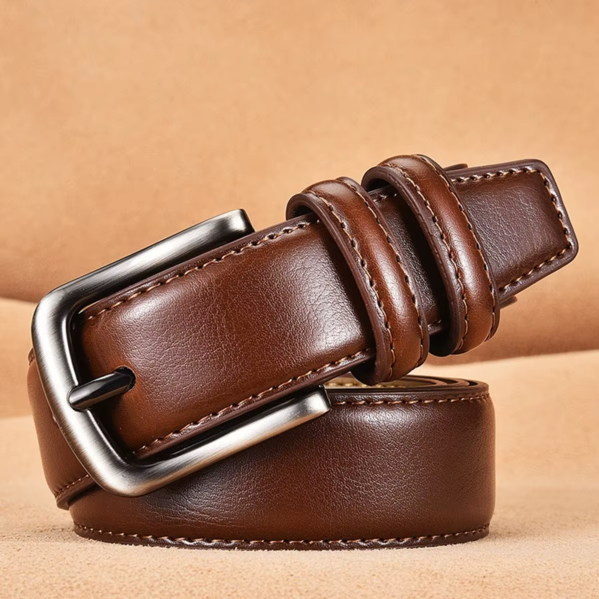 Cuir de Piedmont pour hommes, 1 pièce, à la mode, de haute qualité Affaires. Ceinture décontractée à