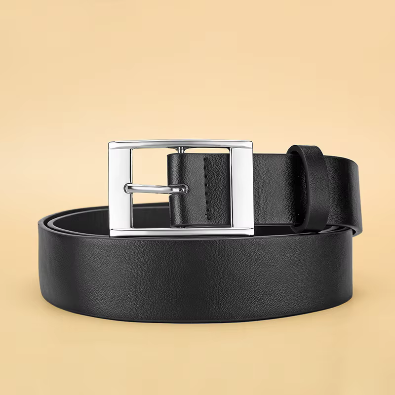 Nouvelle ceinture de luxe pour hommes ceinture en cuir PU boucle ardillon en métal de haute qualité