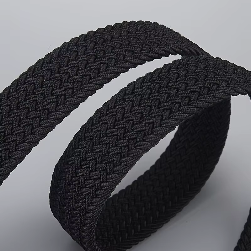 Ceinture élastique tissée décontractée pour hommes et femmes, ceinture de sport de plein air, pas be
