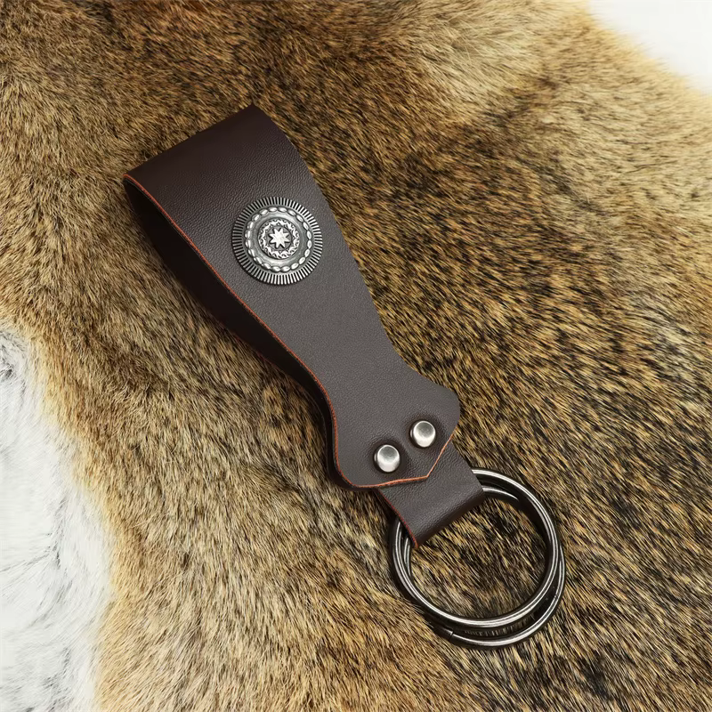 Ceinture noire/marron/de style médiéval et Renaissance avec clip pour jupe - Lanière de style viking