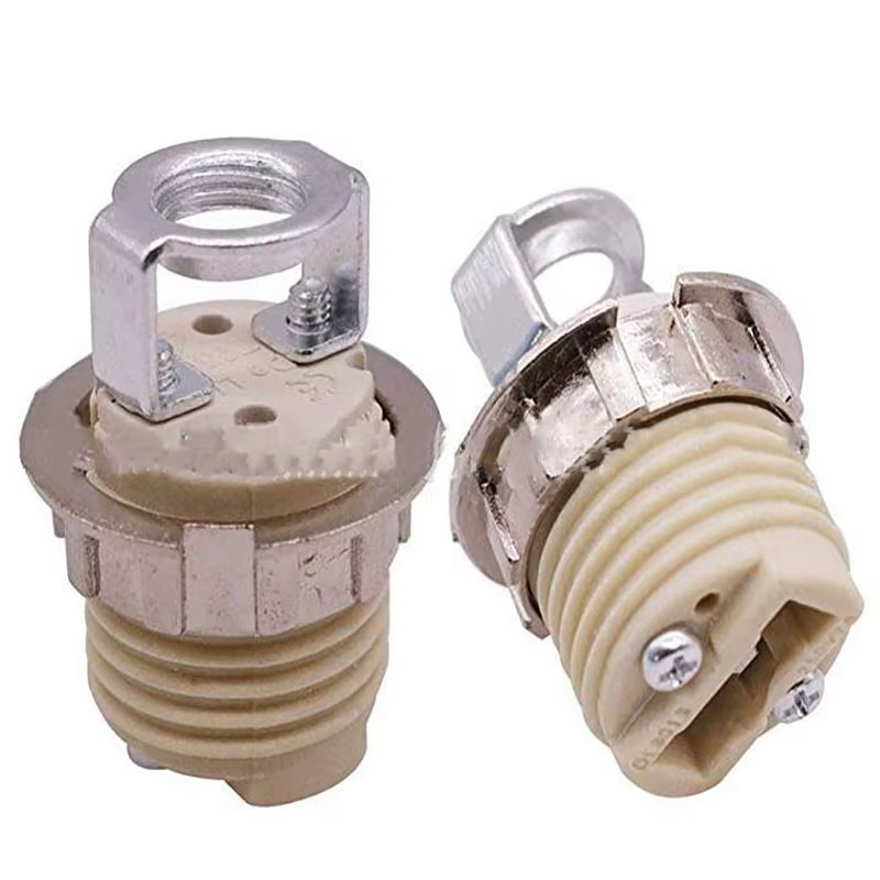 Douille en céramique lumières accessoires d'éclairage bases de lampe G9 support de lampe halogène av