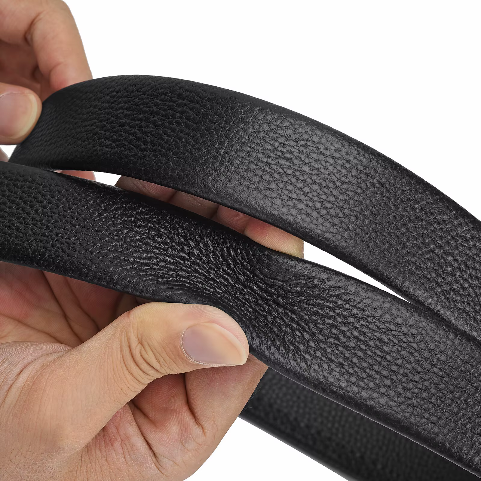 Ceinture en cuir pour hommes, métal, structure automatique, marque de luxe, design de mode d'affaire