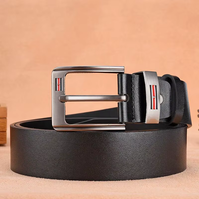 Cuir véritable pour hommes haute qualité boucle jean peau de vache ceintures décontractées affaires