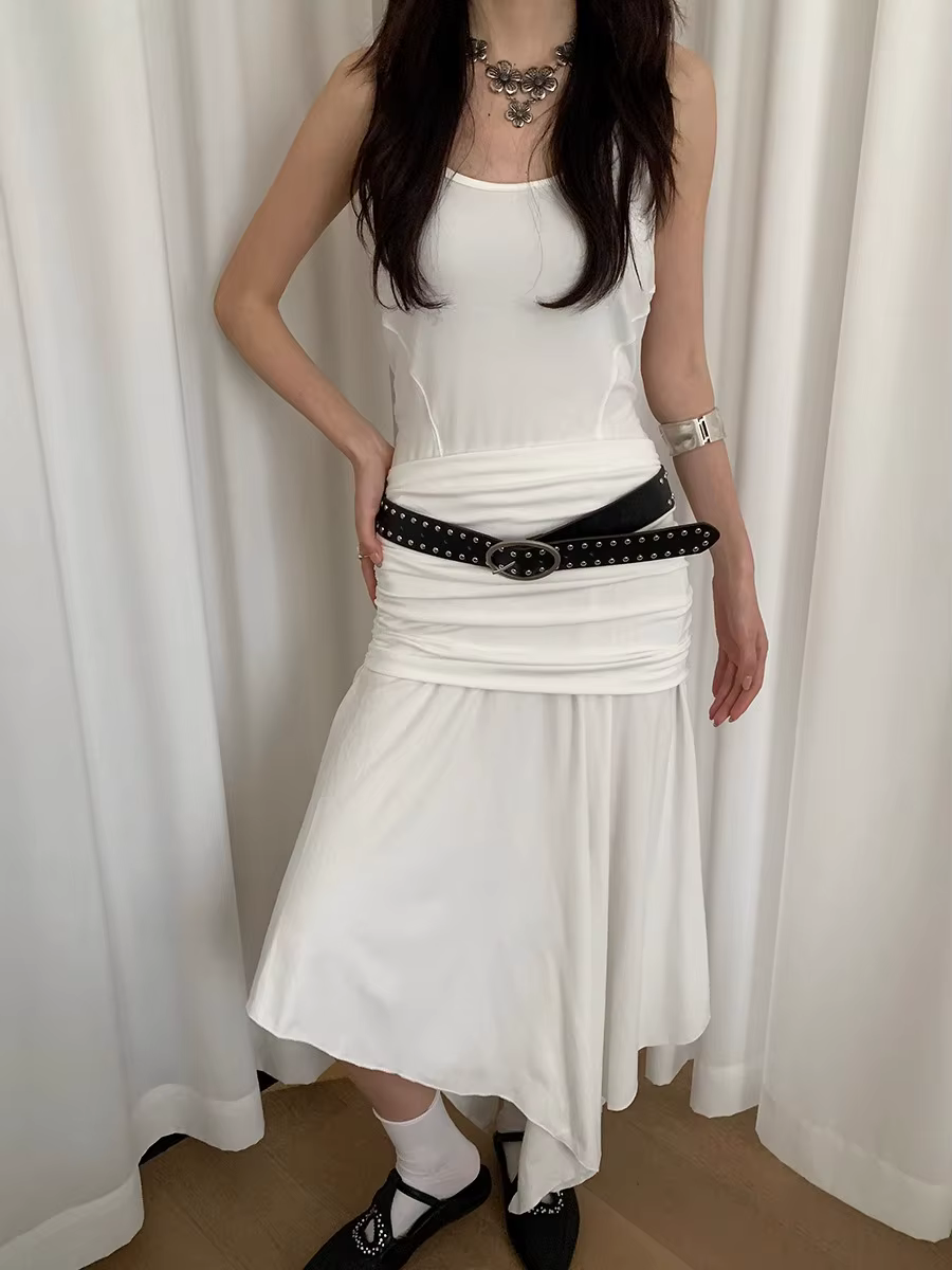 Ceinture à rivets bohème pour femmes, nouveau Design haut de gamme, Niche avec robe, tendance Y2K, 2