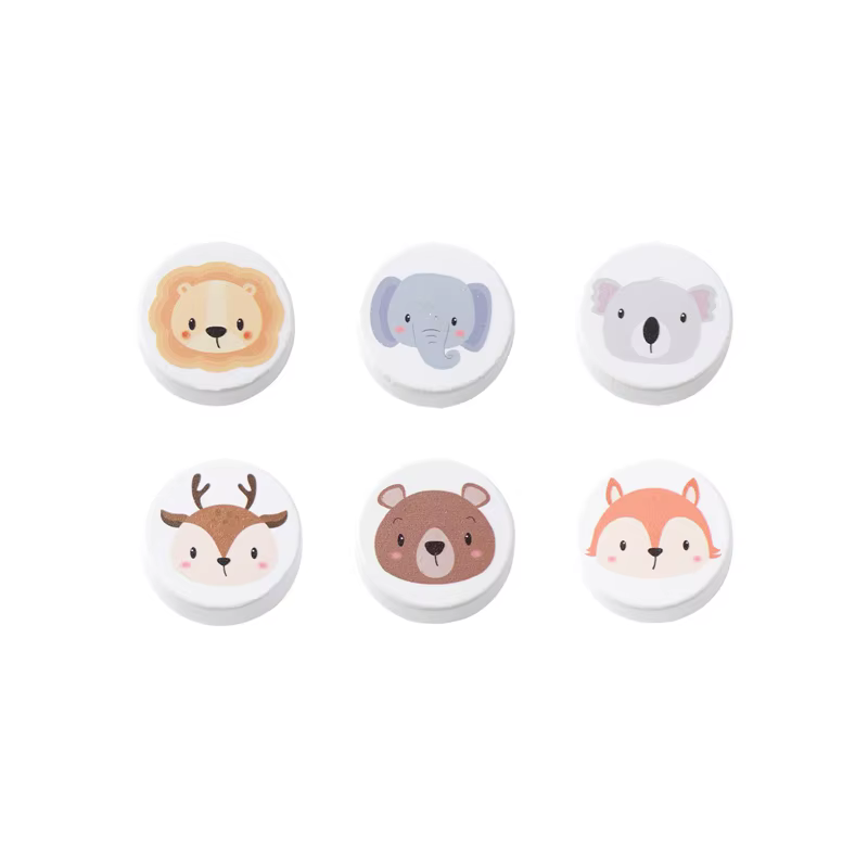 Poignées de porte en bois chambre d'enfant poignées de meubles en bois d'animaux pour armoires et ti