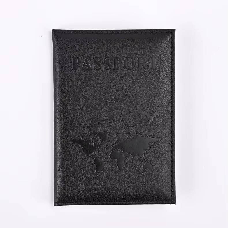 Porte-passeport en PU coloré, couverture de passeport, couverture de protection pour passeport de vo