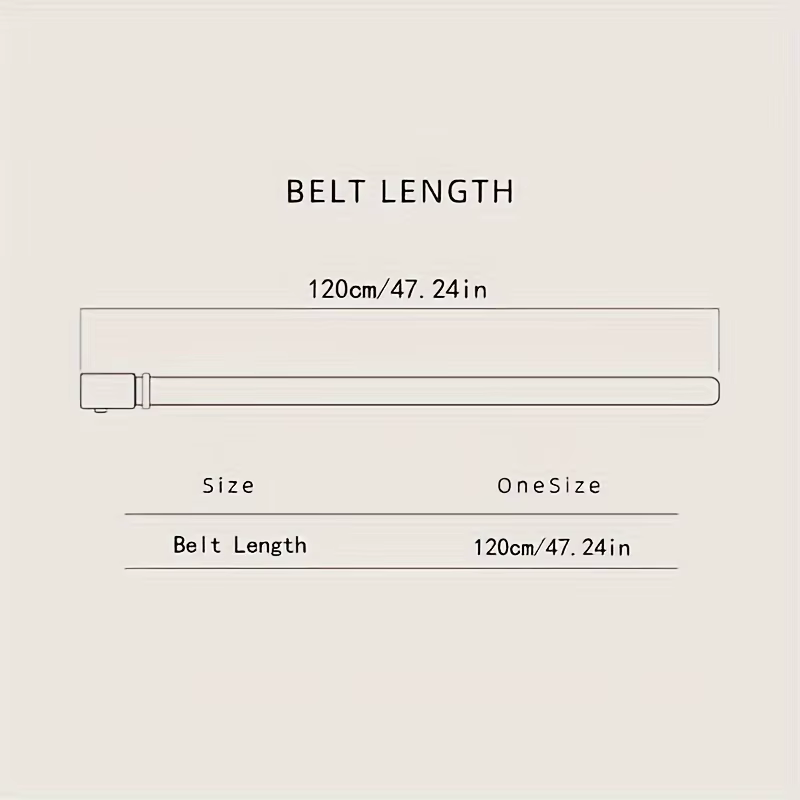 Ceinture élégante en cuir PU pour hommes – Ceintures à la mode pour la vie quotidienne, les loisirs,