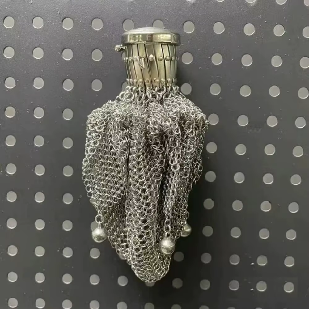 Nouveau porte-monnaie anglais victorien des années 1920, porte à couvercle torsadé, Mini pochette en