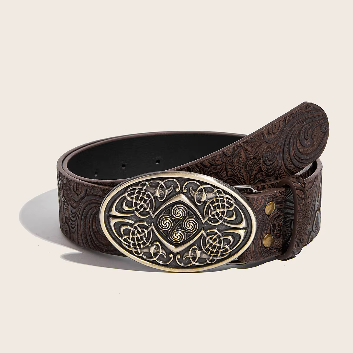 Ceinture pour femme, ceinture western cowgirl grande taille y2k avec boucle dorée. Jeans ajustés et 