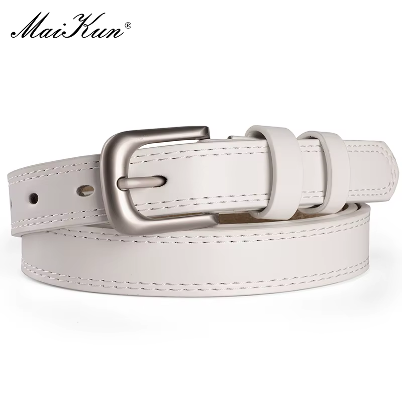 Ceintures en cuir de qualité supérieure pour femmes, ceinture de luxe décorative Simple, couleur bon